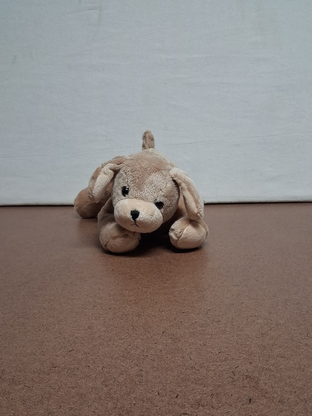 Plush Dog Toy - Soft Beige Puppy